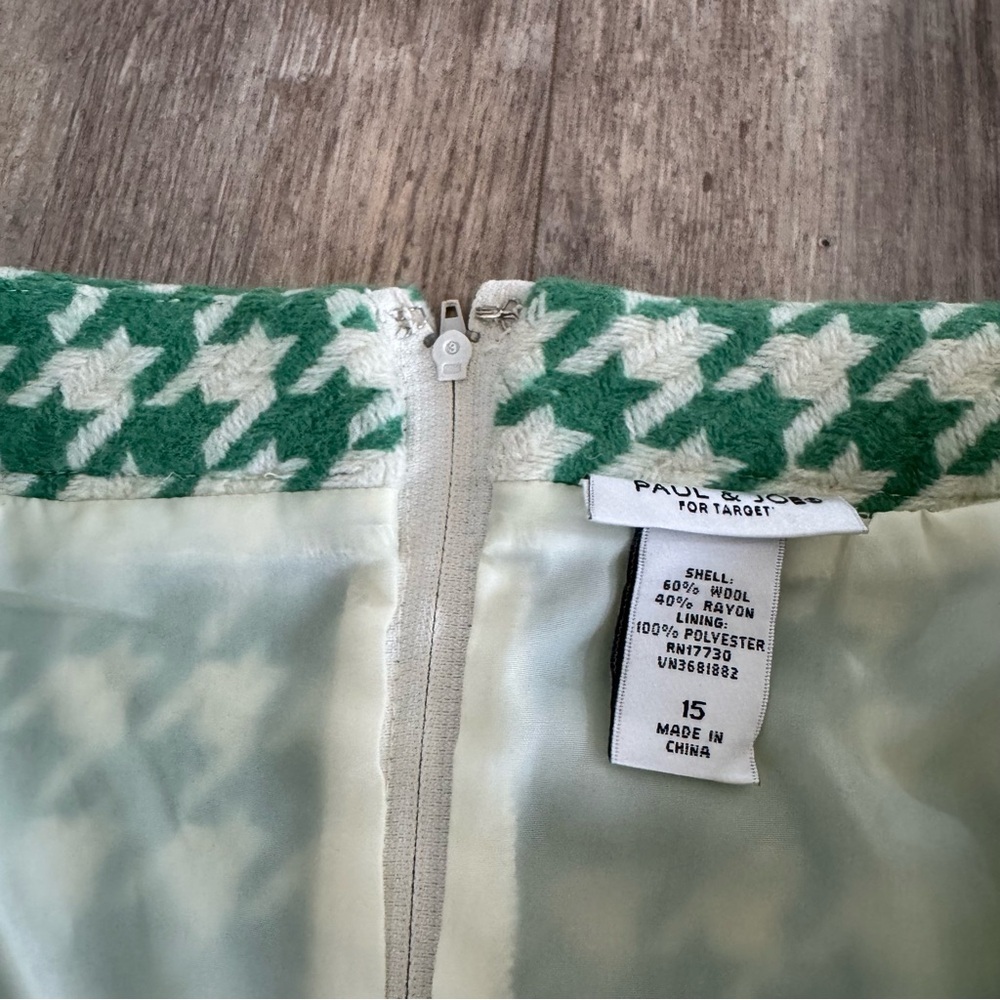 Paul & Joe For Target Green And White Tweed Hound… - image 6